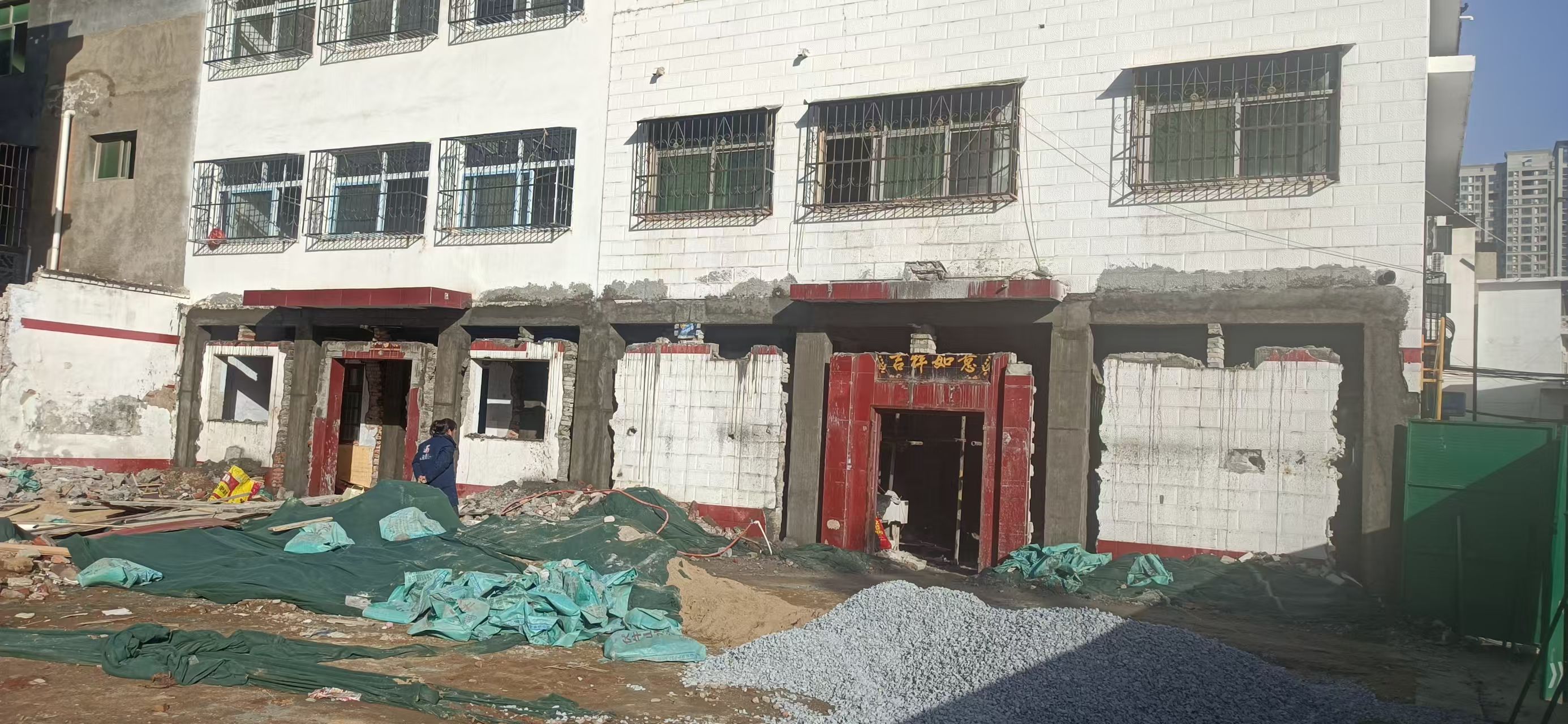 荥阳市新增大梁立柱危房加固 - 方案